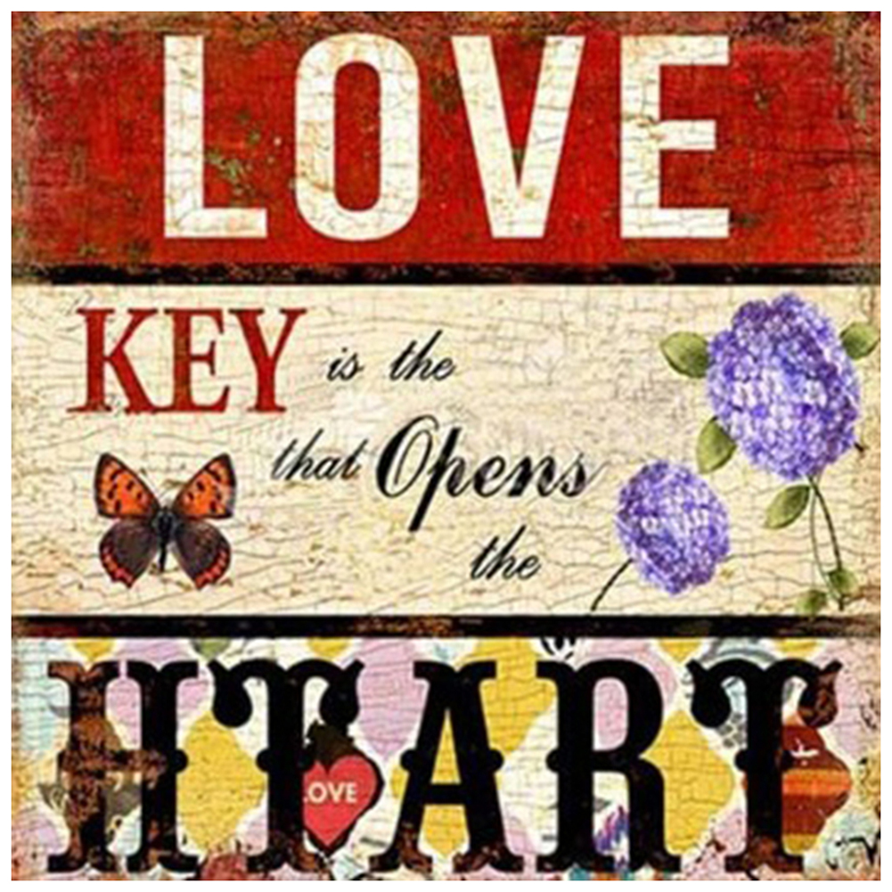 

Love Letter - Round Drill Diamond Painting - 30*30CM, 501 Original