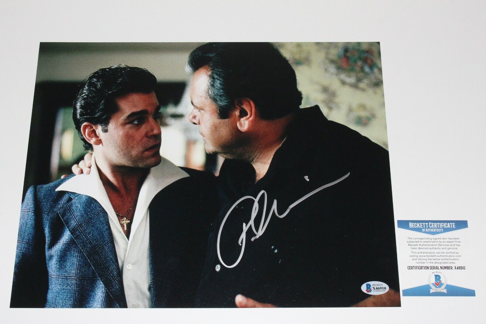 PAUL SORVINO SIGNED 'GOODFELLAS' PAULIE 11x14 MOVIE Photo Poster painting PROOF BECKETT COA