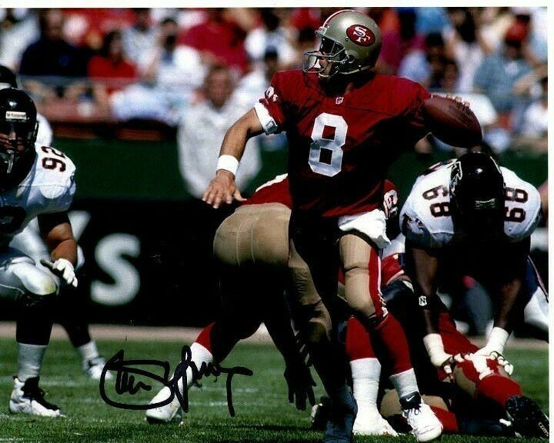 Steve young signed autographed nfl san francisco 49ers Photo Poster painting