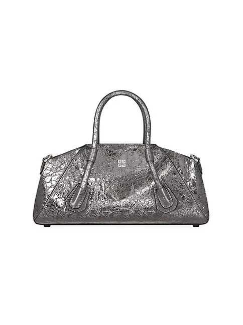 Givenchy Mini Antigona Stretch Bag In Laminated Leather
