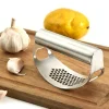 Presse-ail manuel en acier inoxydable