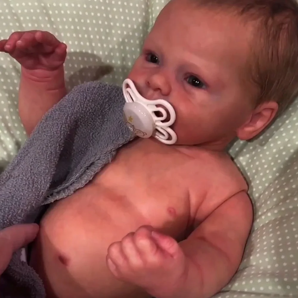 17''Full Soft Silicone Taylor Reborn Baby Doll