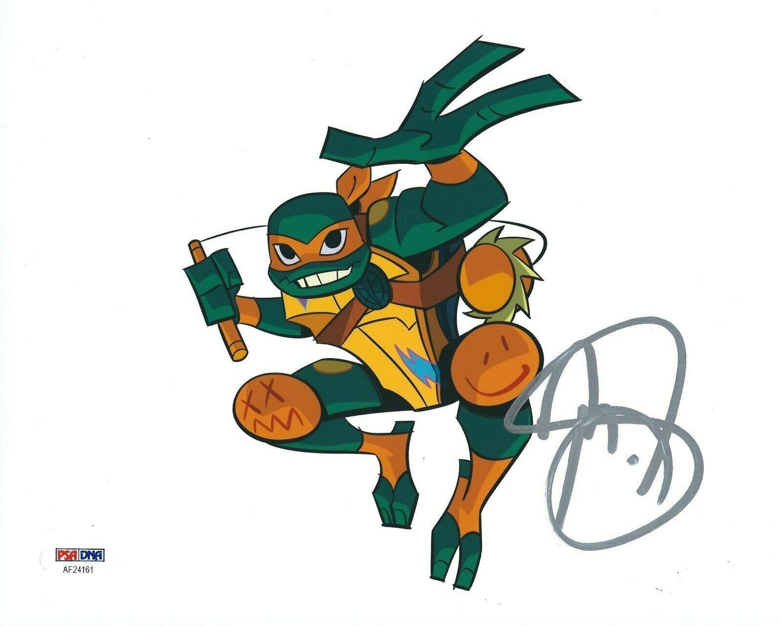 Brandon Mychal Smith Signed Ninja Turtles 8x10 Photo Poster painting *Mikey PSA AF24161