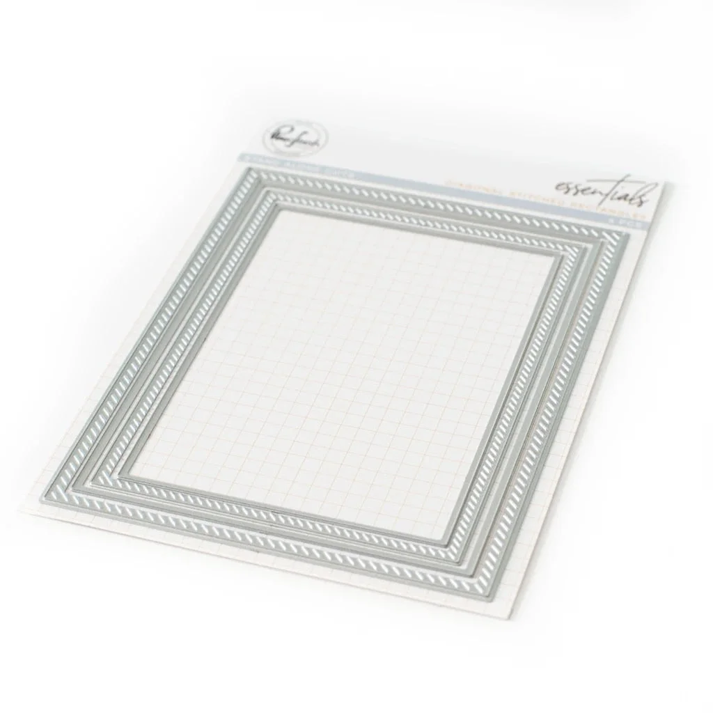 Metal Cutting Dies long Rectangular strip background card Scrapbooking Stencil Cut Die For DIY Card Crafts Handmade