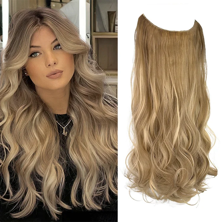 🔥Wave Clip in Hair Extensions Wigs