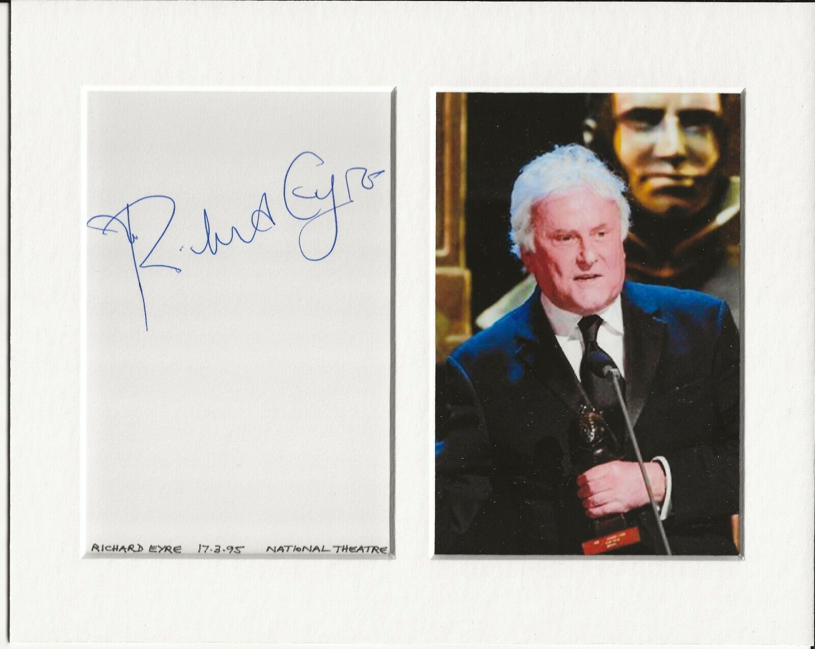 Richard Eyre director genuine authentic autograph signature and Photo Poster painting AFTAL COA