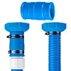 For Intex 11238 Universal Pool Vacuum Hose Adapter with Iron Hoops Pools Skimmer Hoses Connector Leak-Proof Replacement Hoses Adapter for Above/Inground Pools