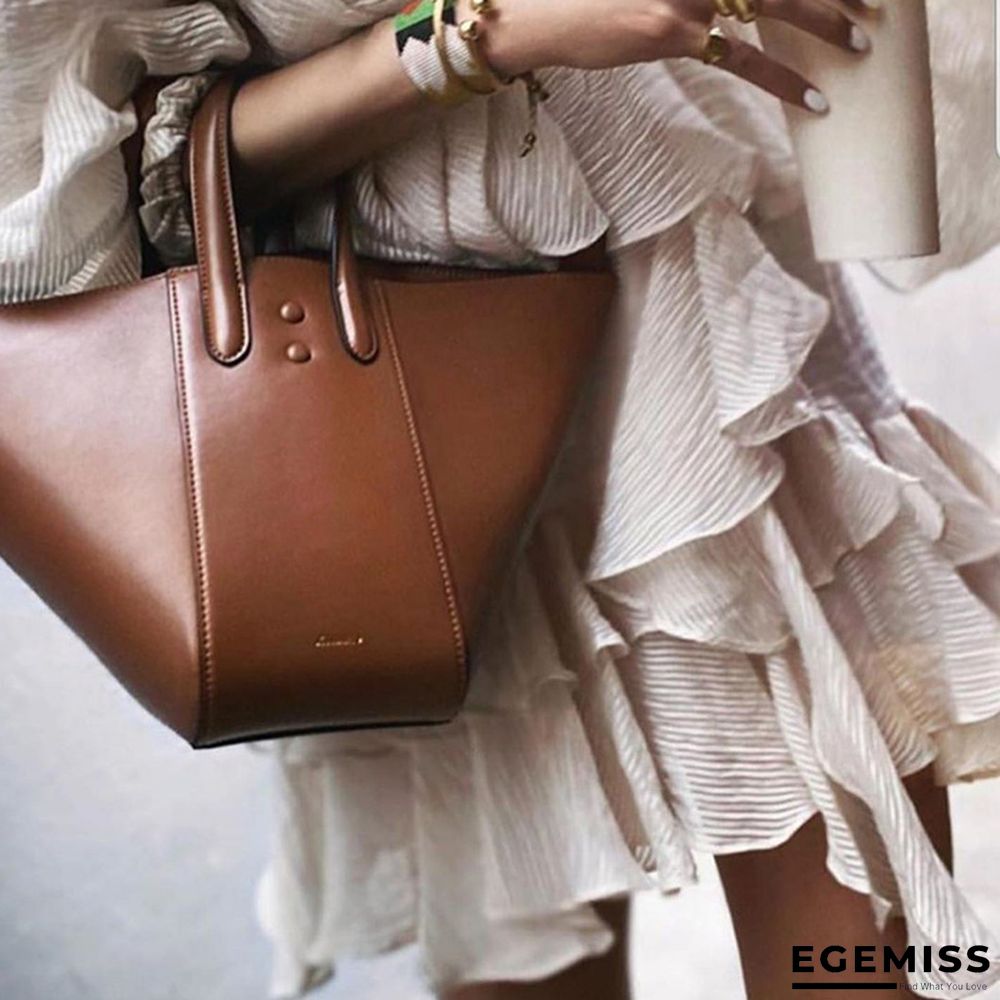 Lantern Ruffled Waist Slim Dress | EGEMISS