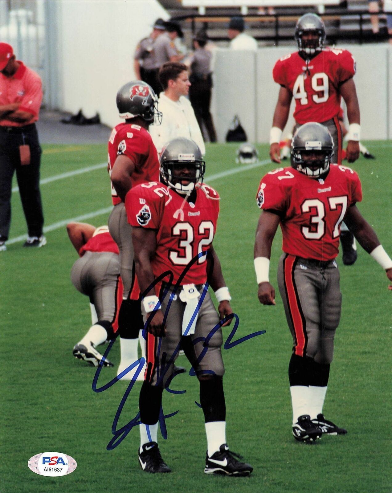 ERIC RHETT signed 8x10 Photo Poster painting PSA/DNA Tampa Bay Buccaneers Autographed