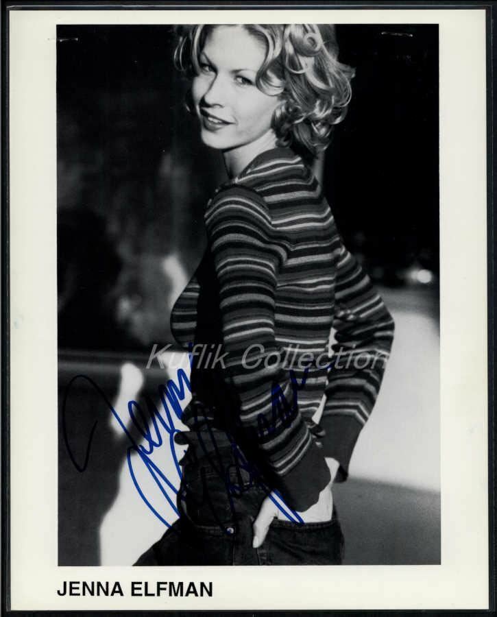 Jenna Elfman - Signed Autograph Headshot Photo Poster painting - Dharma & Greg