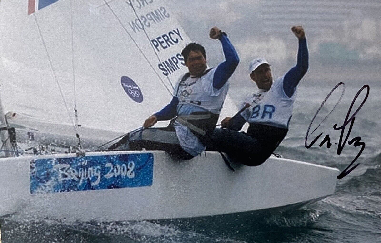 Iain Percy Genuine Hand Signed 6X4 Photo Poster painting - Team GB - Olympics - Sailor 2