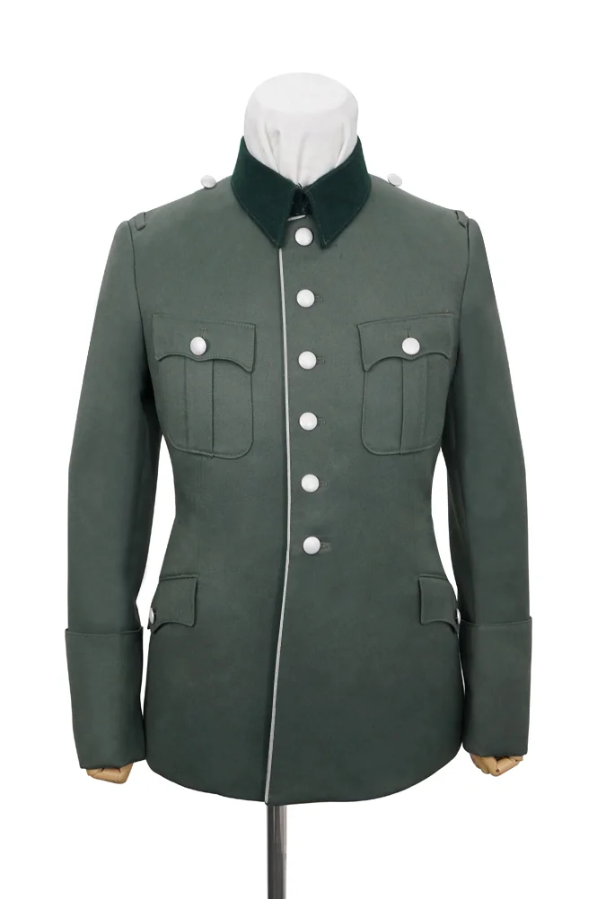   Wehrmacht German M1928 General Officer Gabardine Piped Service Tunic Jacket I German-Uniform