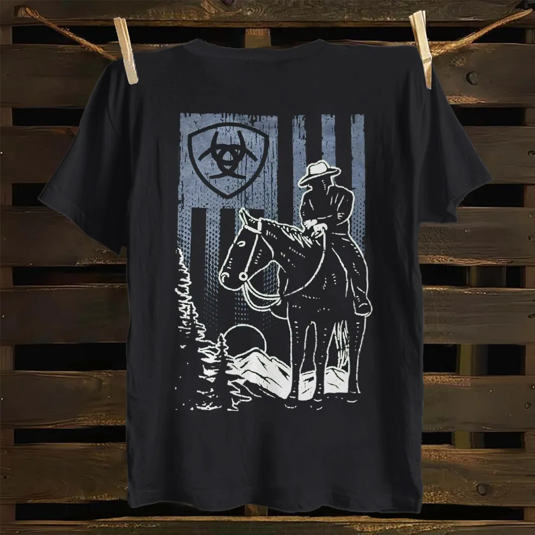 Cowboy Rider Graphic Men's T-shirt