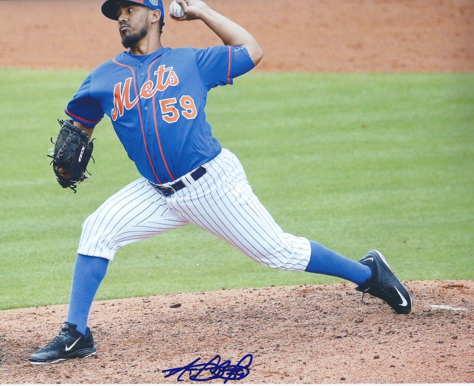 Signed 8x10 ANTONIO BASTARDO New York Mets Autographed Photo Poster painting - COA