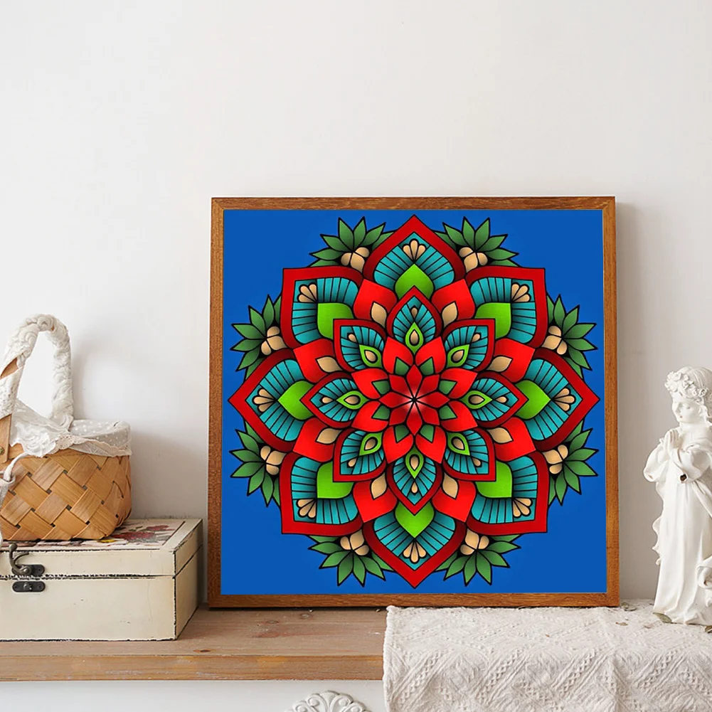 Diamond Painting - Full Round Drill - Mandala(Canvas|40*40cm)
