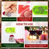 8PCS DIY Diamond Painting Art Santa Wine Glass Charms Snowman Wreath Pendant Kits