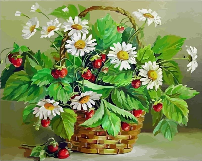 

Picture Flowers – Paint By Numbers - 40*50CM, 501 Original