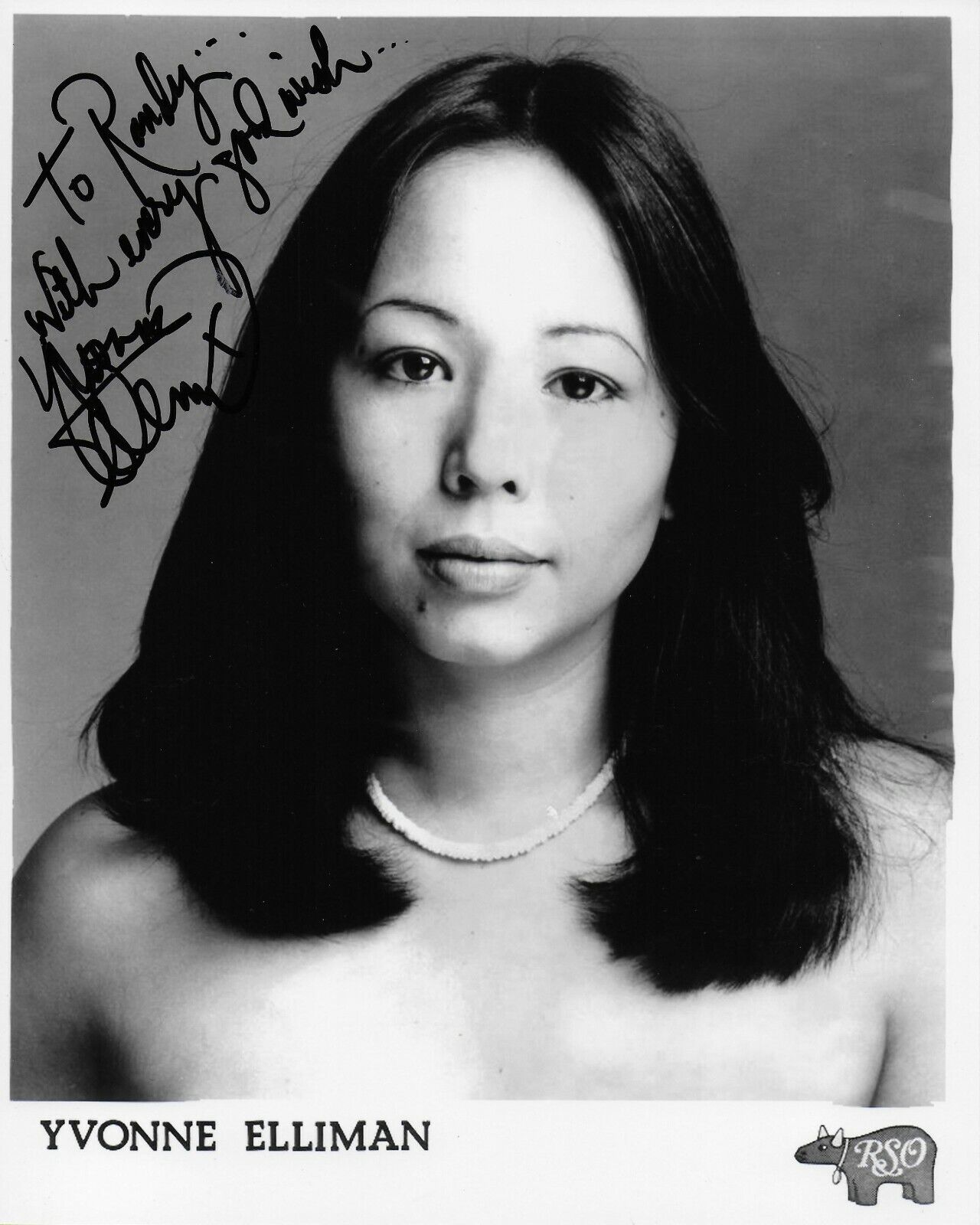 Yvonne Elliman Original Autographed 8X10 Photo Poster painting (personalized to Randy)