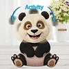 Acrylic Shaking Head Desktop Diamond Art Kits for Adults Beginner (Panda)