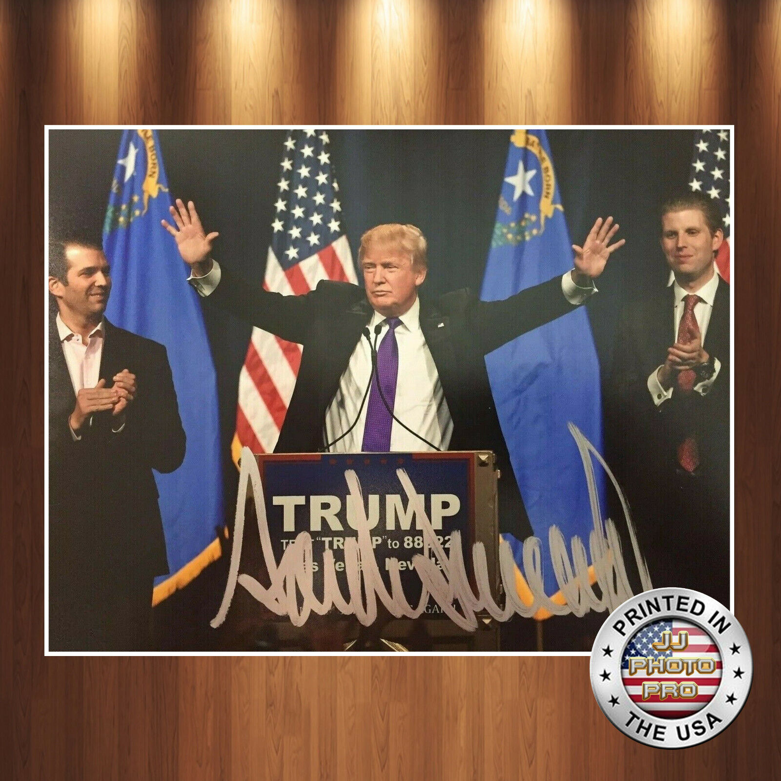 Donald Trump Autographed Signed 8x10 Photo Poster painting Model REPRINT