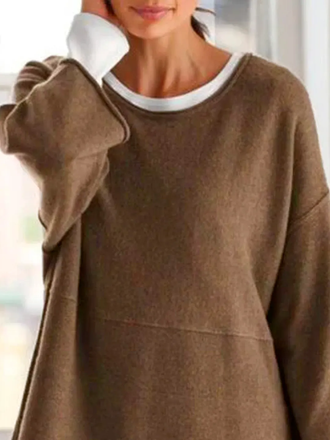 Plain Casual Thin Sweater