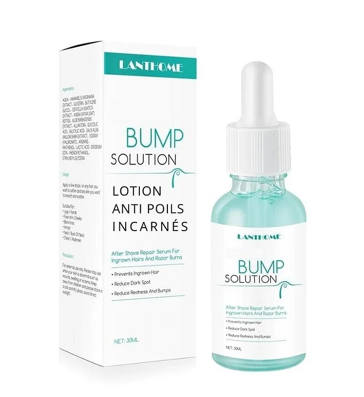 Lotion anti poils incarnés