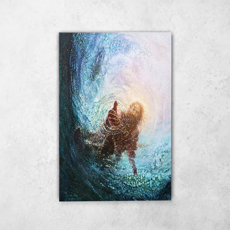 The Hand of God Canvas Wall Art 