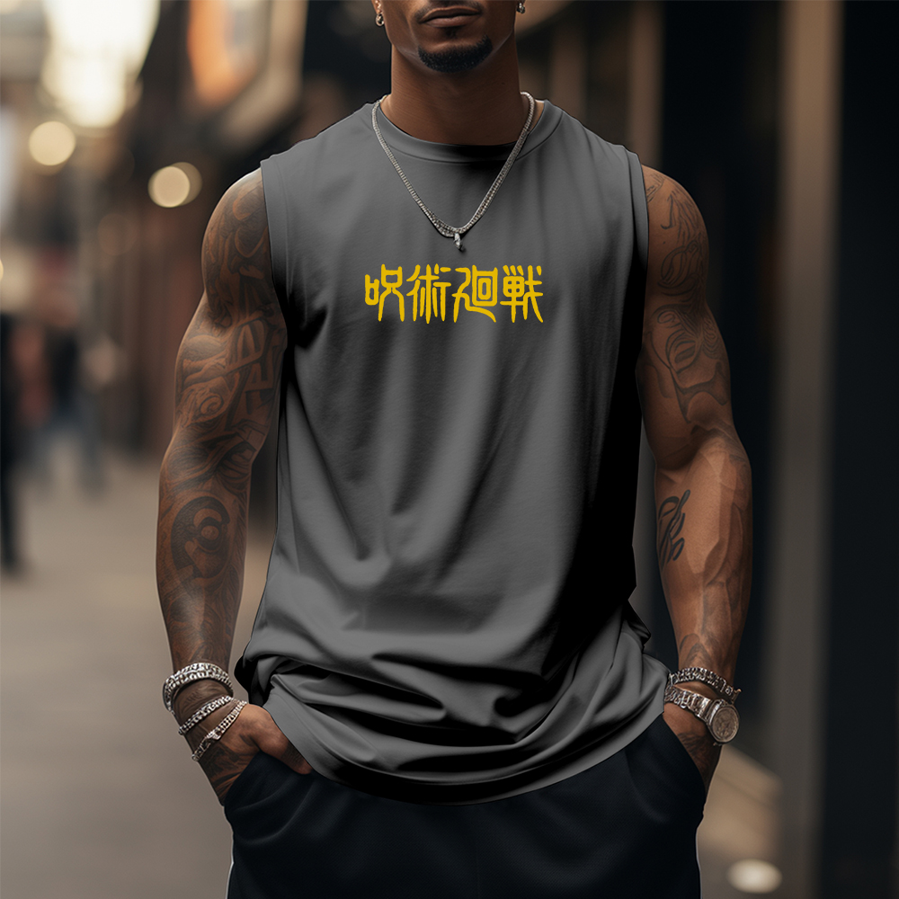 Casual Loose Anime Character Buddy Tank Top