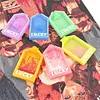 Plateau de peinture en diamant rose avec bordure en cristal, organisateur color&eacute; de plateau en strass imprim&eacute; en 3D pour les outils de pointe-ongles bricol&eacute;s