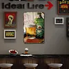 Heineken bi&egrave;re - Panneaux en &eacute;tain m&eacute;tallique(20*30cm/30*40cm) - Bi&egrave;re