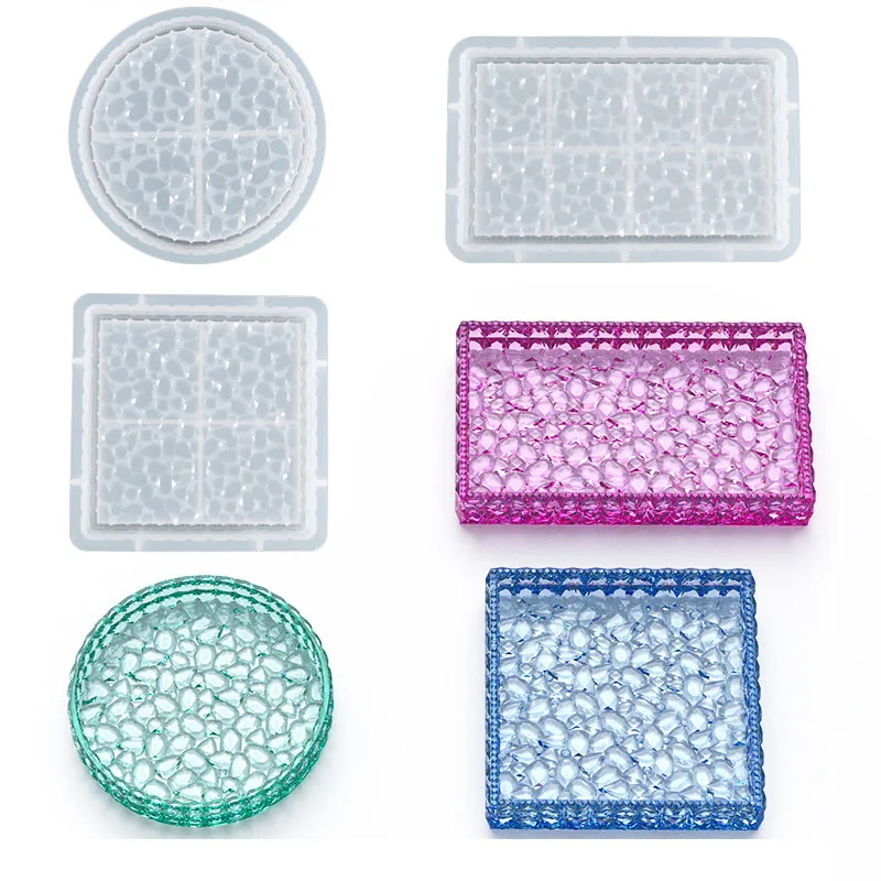 Diamond Pattern Box Resin Mold