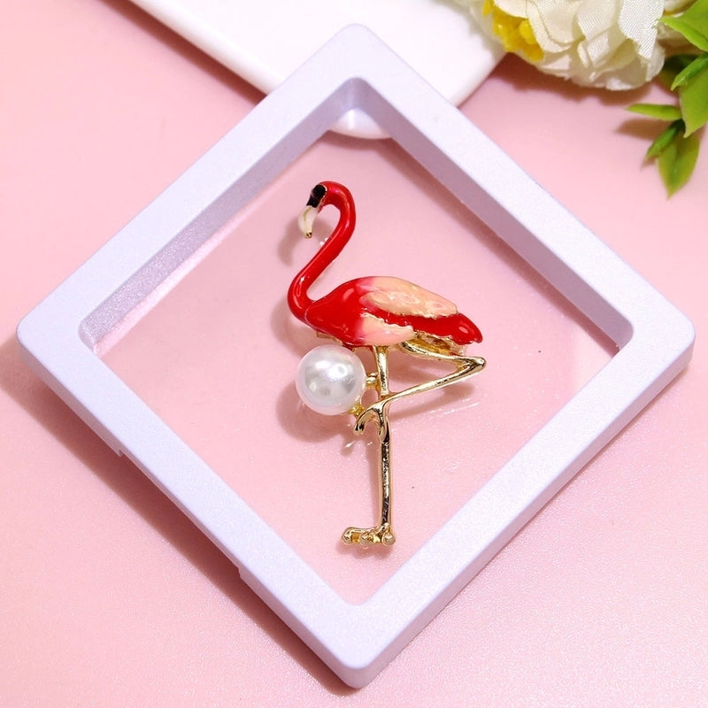 Basic Modern Style Classic Style Pin Animal Flower Alloy Plating Inlay Artificial Pearls Rhinestones Women’s Brooches