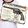 Colt's 1917 Service Model - Vintage Metal Signs - 20*30cm/30*40cm - Western&Warning