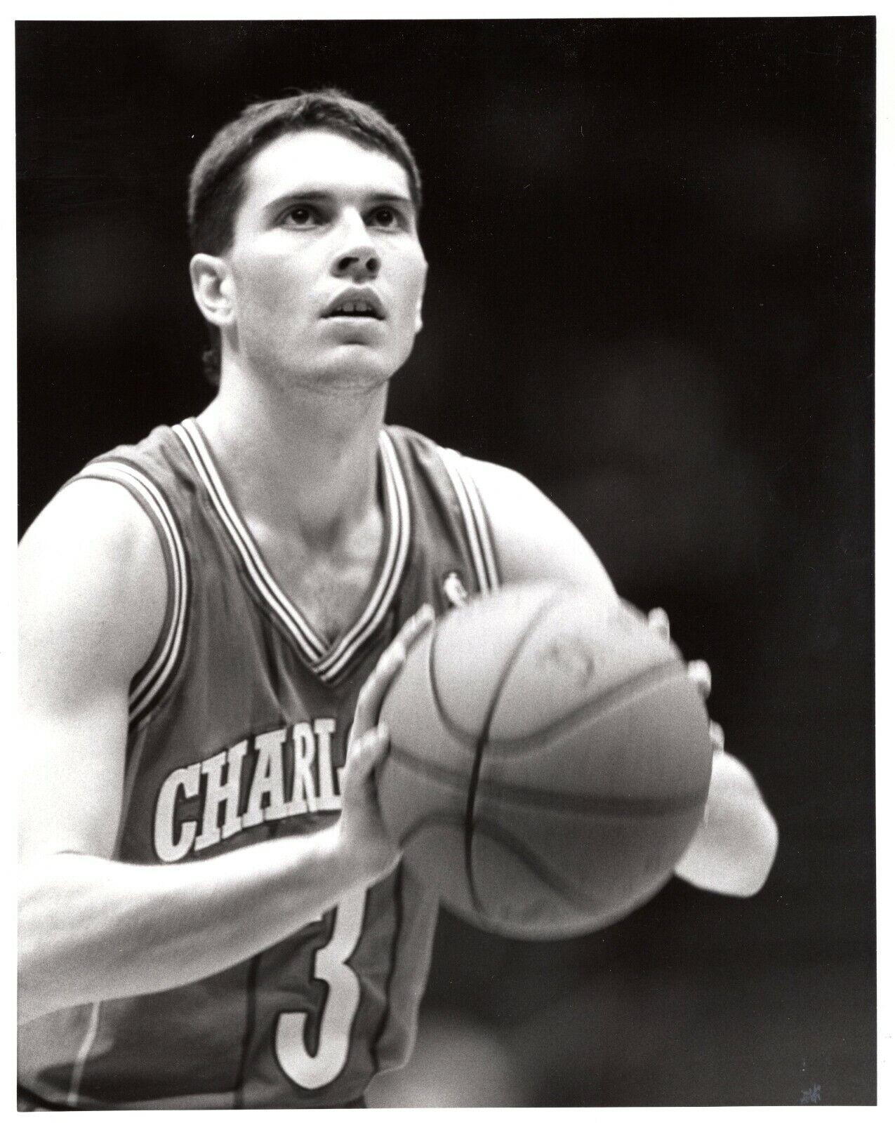 REX CHAPMAN Charlotte Hornets Basketball NBA 8x10 Promo Photo Poster painting 1988 Bob Rosato