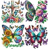 (Multi-Style)Butterfly-Partial Special Shaped Diamond Painting 30*30CM