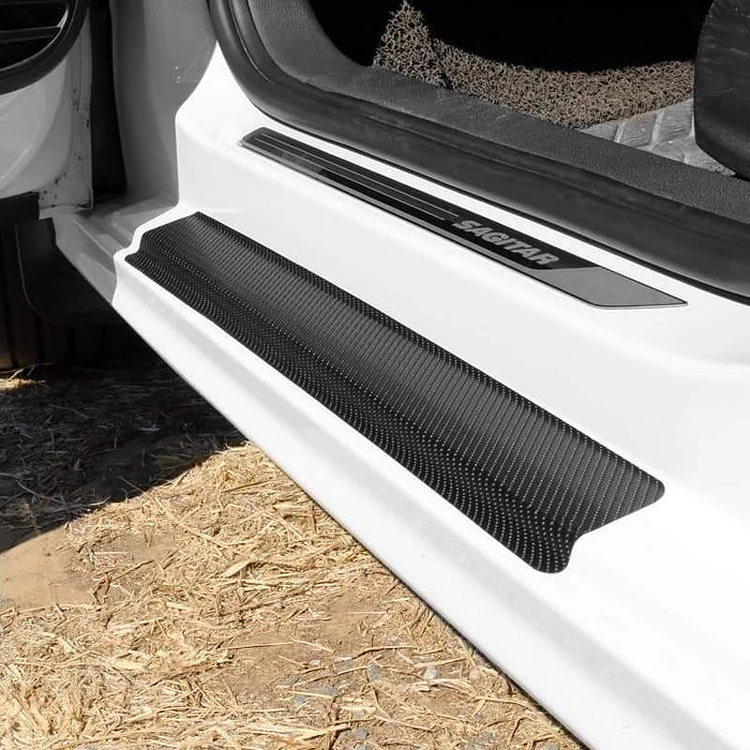 Carbon Car Door Scratch Strip Anti-kick Film Protective Pad