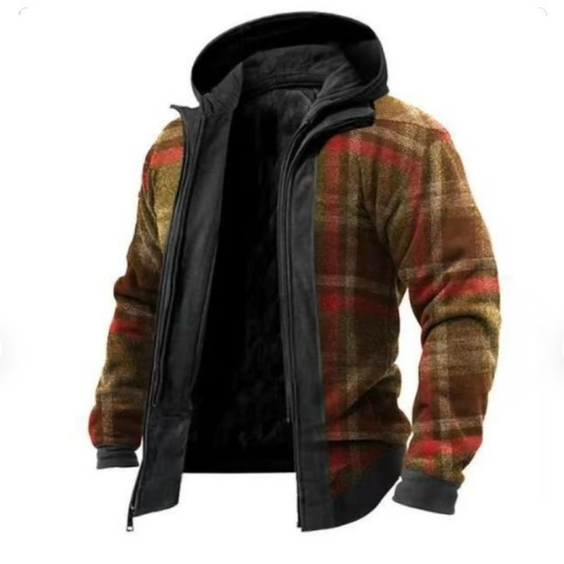 Men's Zip Fit Three-dimensional Patch Pocket Jacket