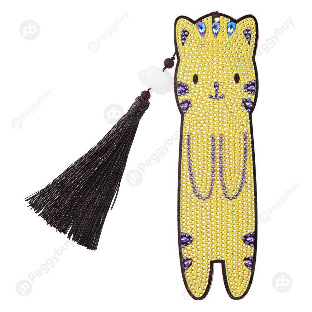 

Cat-DIY Creative Diamond Tassel Bookmark, 501 Original