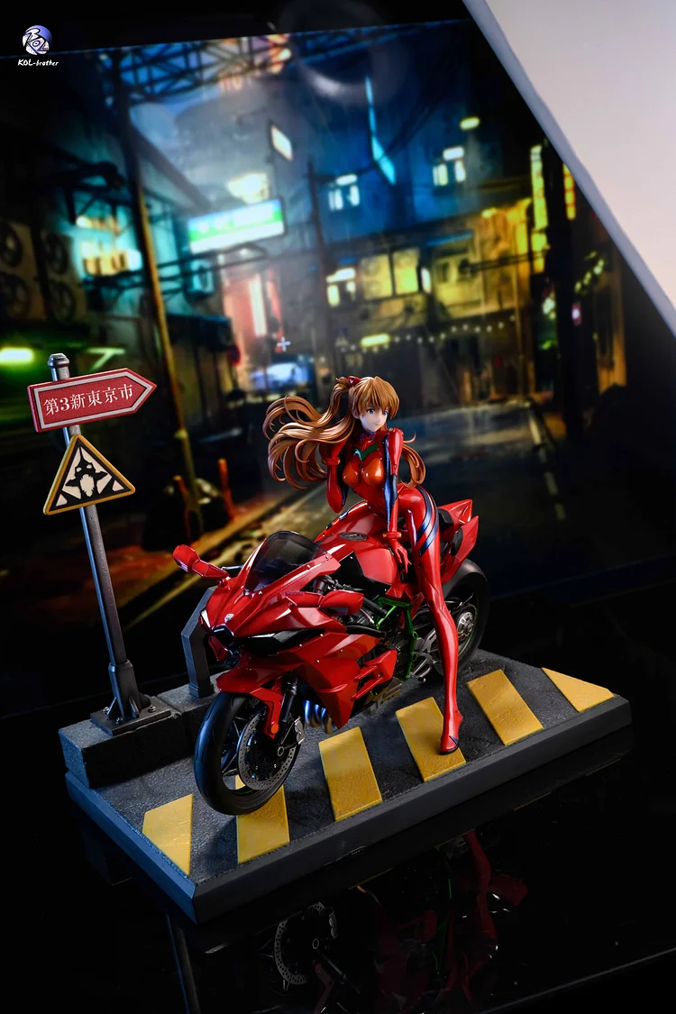 KOL Studio - Neon Genesis Evangelion Motorcycle Asuka 1/6 Statue(GK)