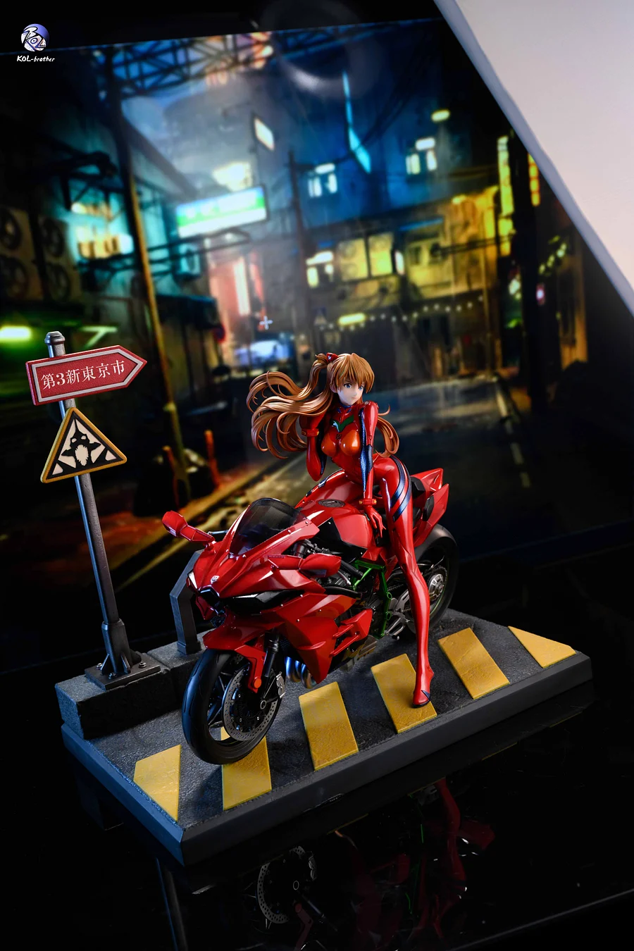 ハヤテベルKol-Studioアスカ KOL Studio - Neon Genesis Evangelion Motorcycle Asuka 1/6