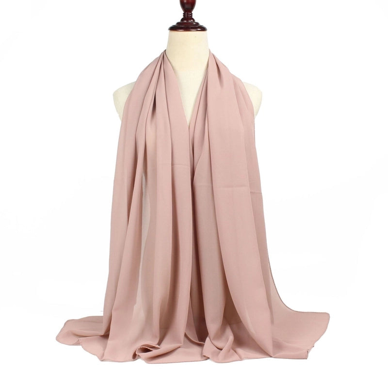 Unisex Basic Minimalist Solid Color Polyester Kerchief