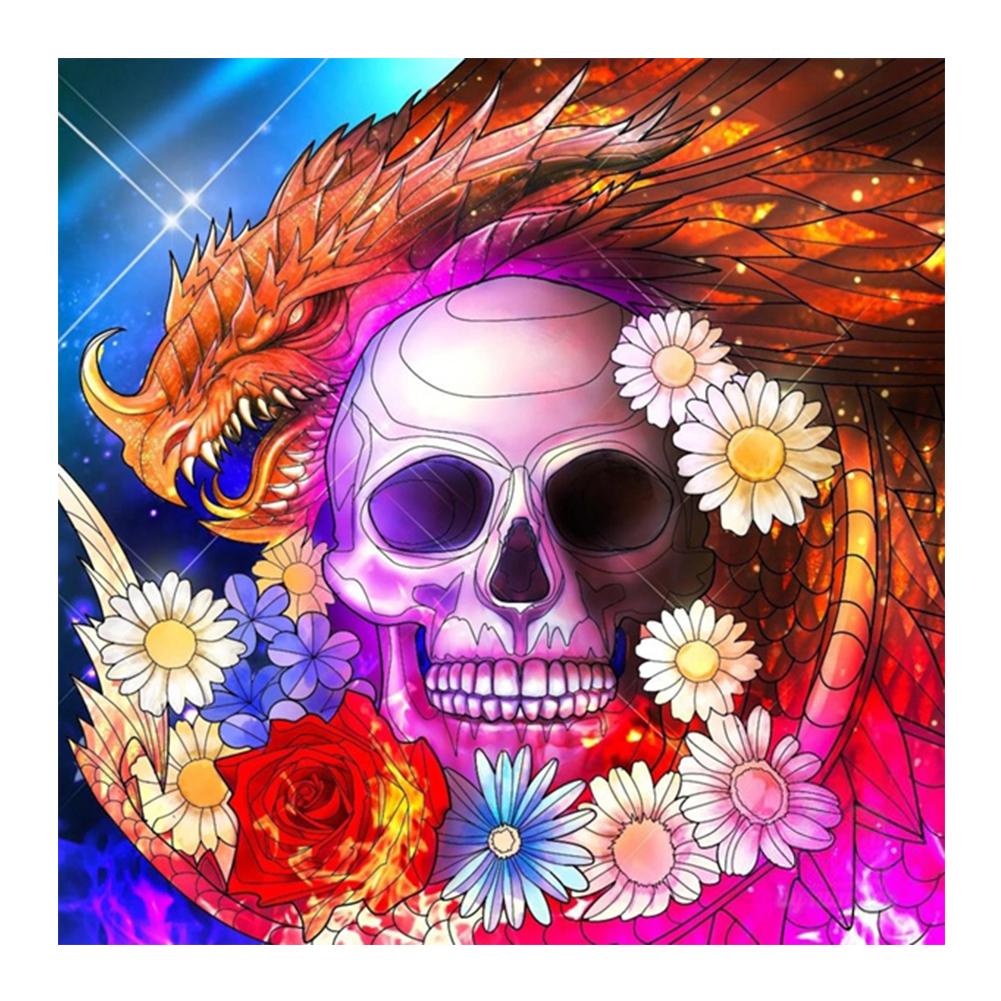 

Skull - Special Shaped Diamond Painting - 30*30CM, 501 Original