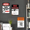 3pcs - Warning Shot - Vintage Metal Signs(12*16Inch)