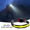 COB LED Headlight Portable 500LM Headlamps for Adventure Night Cycling Emergency