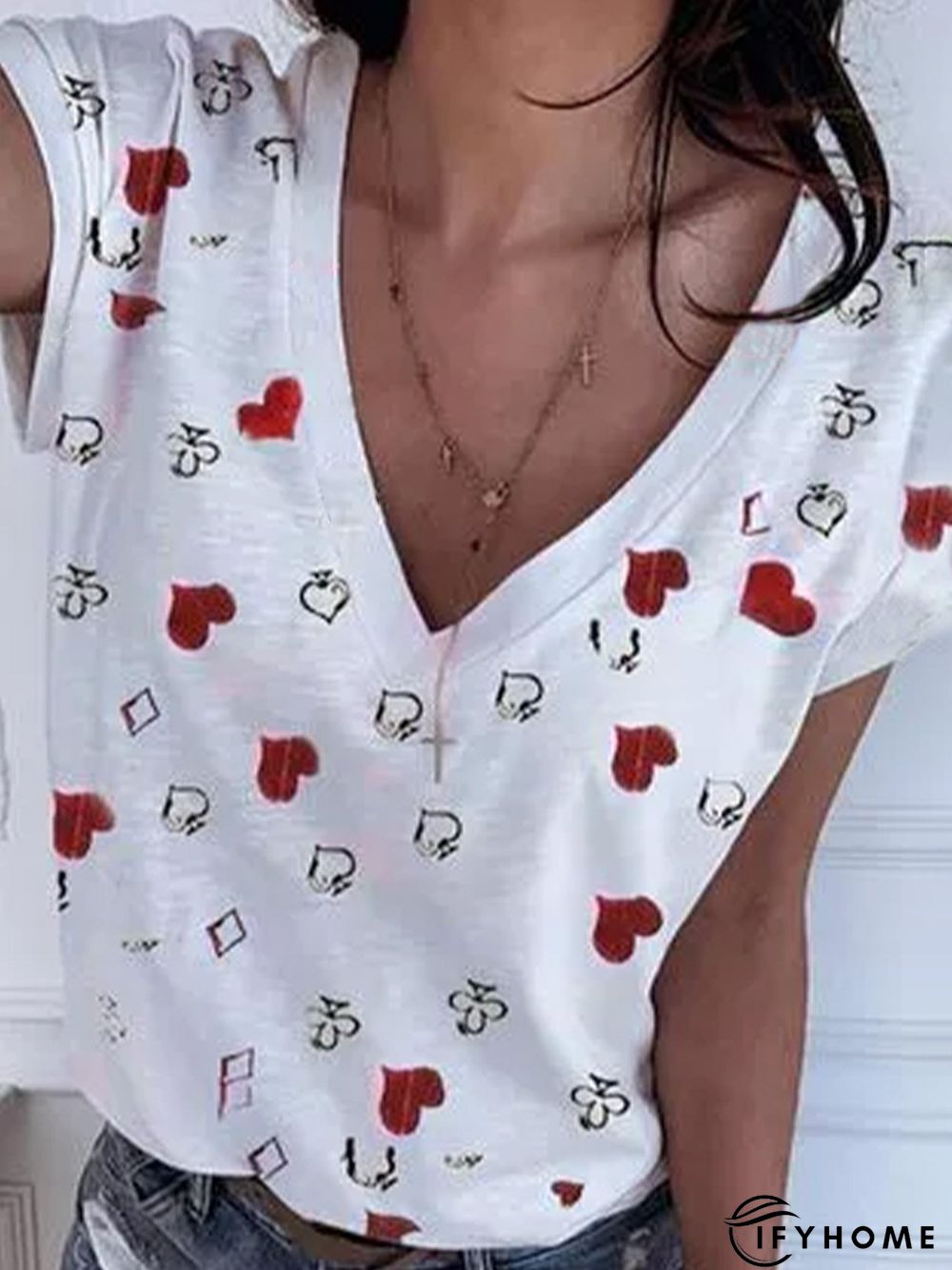 Short Sleeve Boho T-shirt | IFYHOME