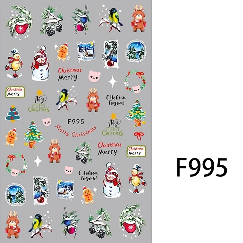 Cute Cartoon Pvc Nail Patches 1 Set