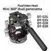 Dual Panoramic 2D Gimbal Multifunctional Micro SLR Camera Mobile Phone Camera Professional Photography Outdoor Panoramic Handle Gimbal