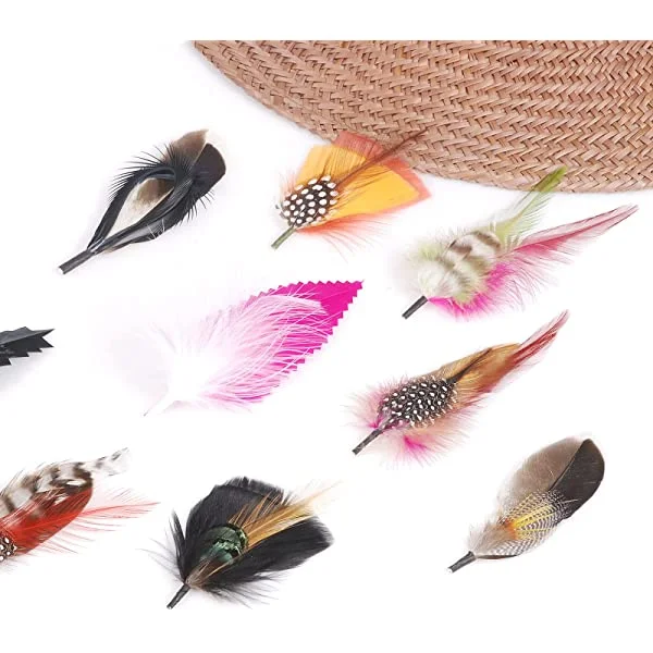 Natural Colored Feathers For Hats-3