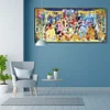 (Big Size)Cartoon Family-11CT Stamped Cross Stitch 140*53cm/55.12*20.87in