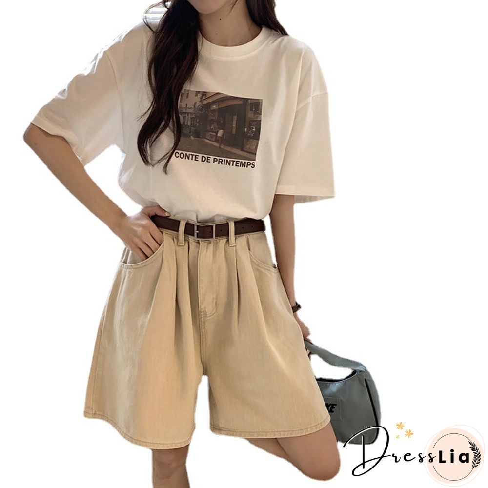 Vintage Casual Denim Shorts